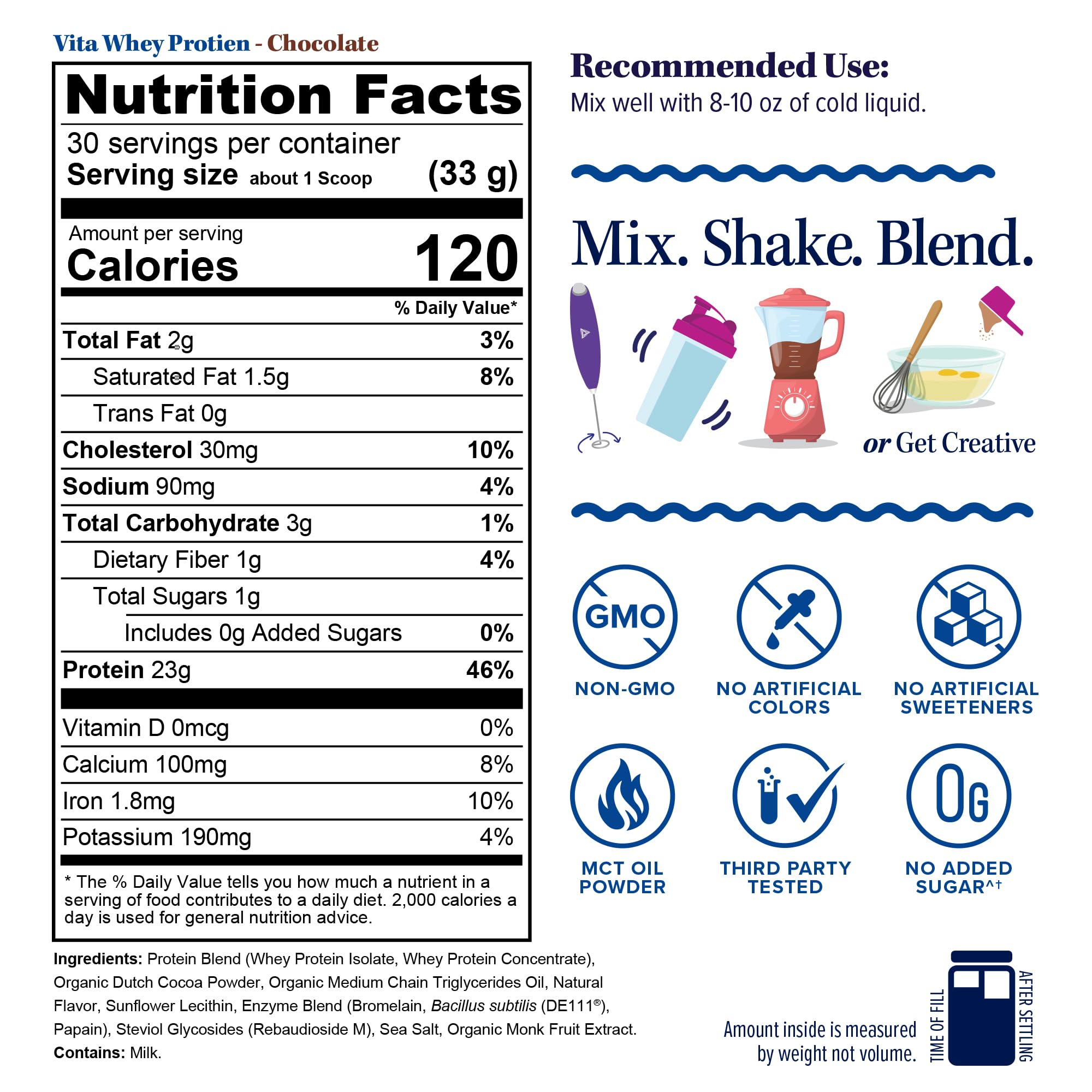 Vitauthority Whey Protein Women Daily Nutrition setup supports daily protein needs.