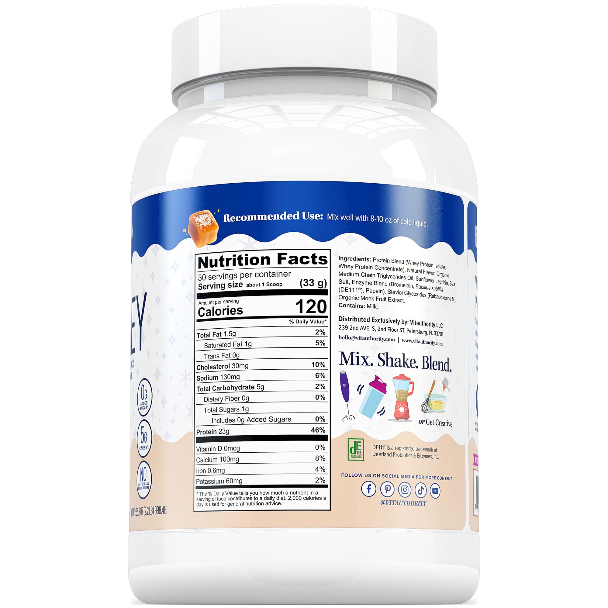 Vitauthority Whey Protein Women daily smoothie idea shows versatile nutrition option.