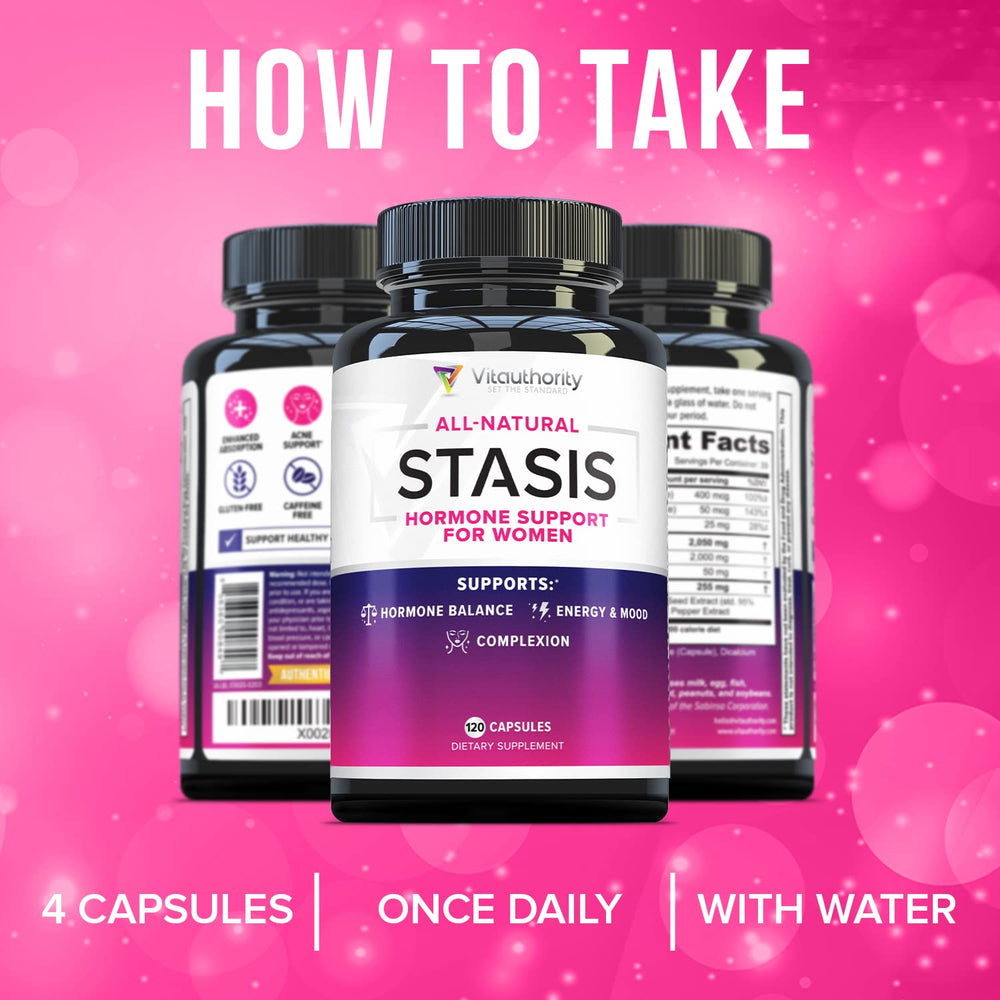 Healthy lifestyle scene showing energy and cycle support with supplement