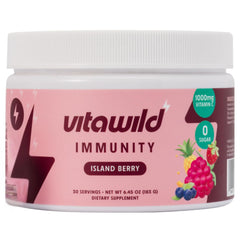 VitaWild immunity hydration stick packet on white background