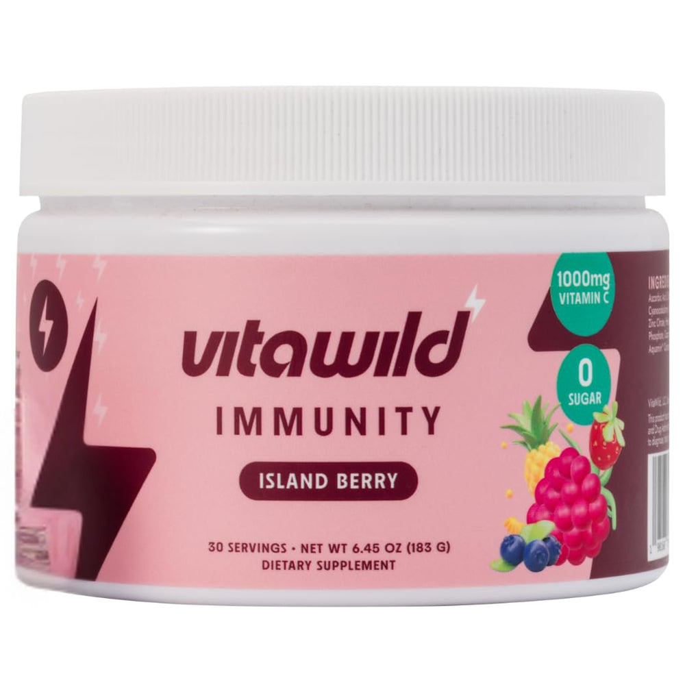 VitaWild immunity hydration packets ready for on-the-go immune support.