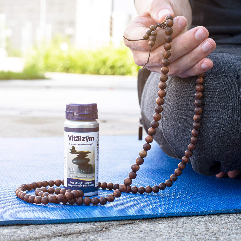 180-count bottle of VITÄLZYM proteolytic enzymes