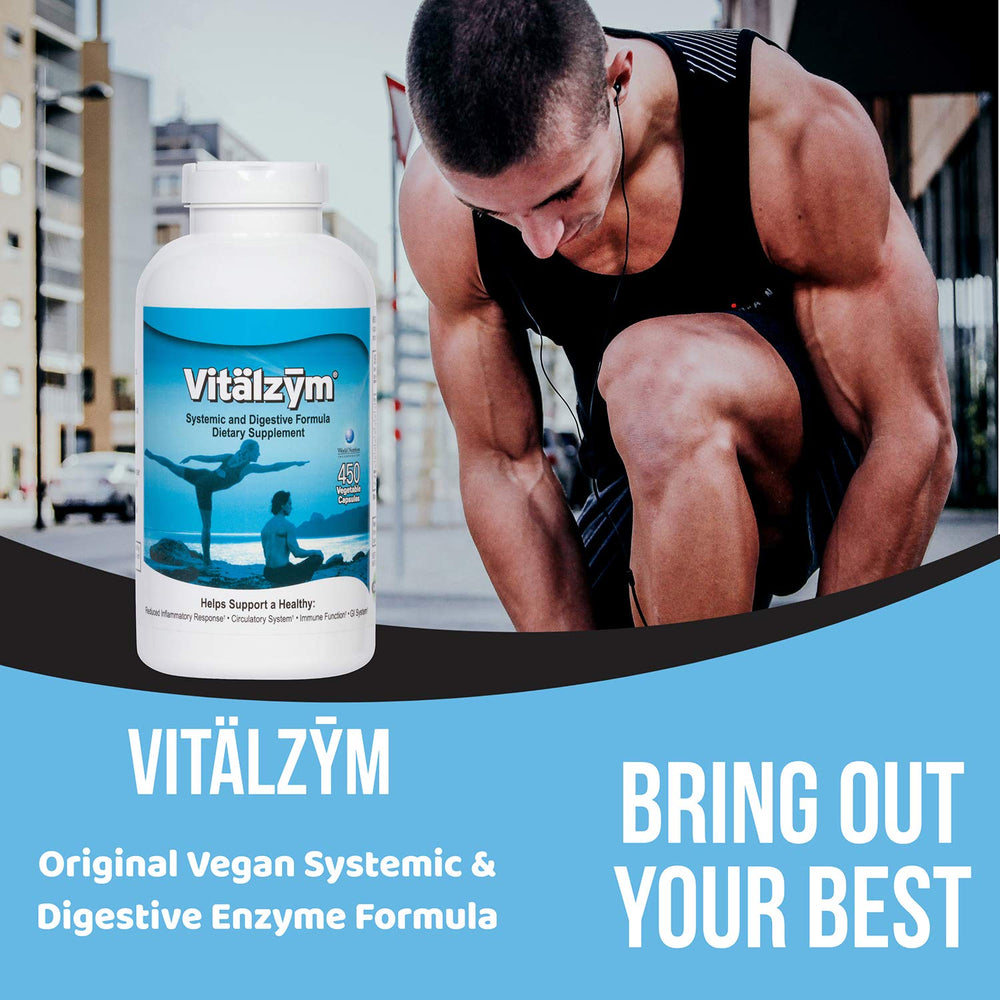 Broad spectrum enzymes capsule formulation for digestive and systemic support