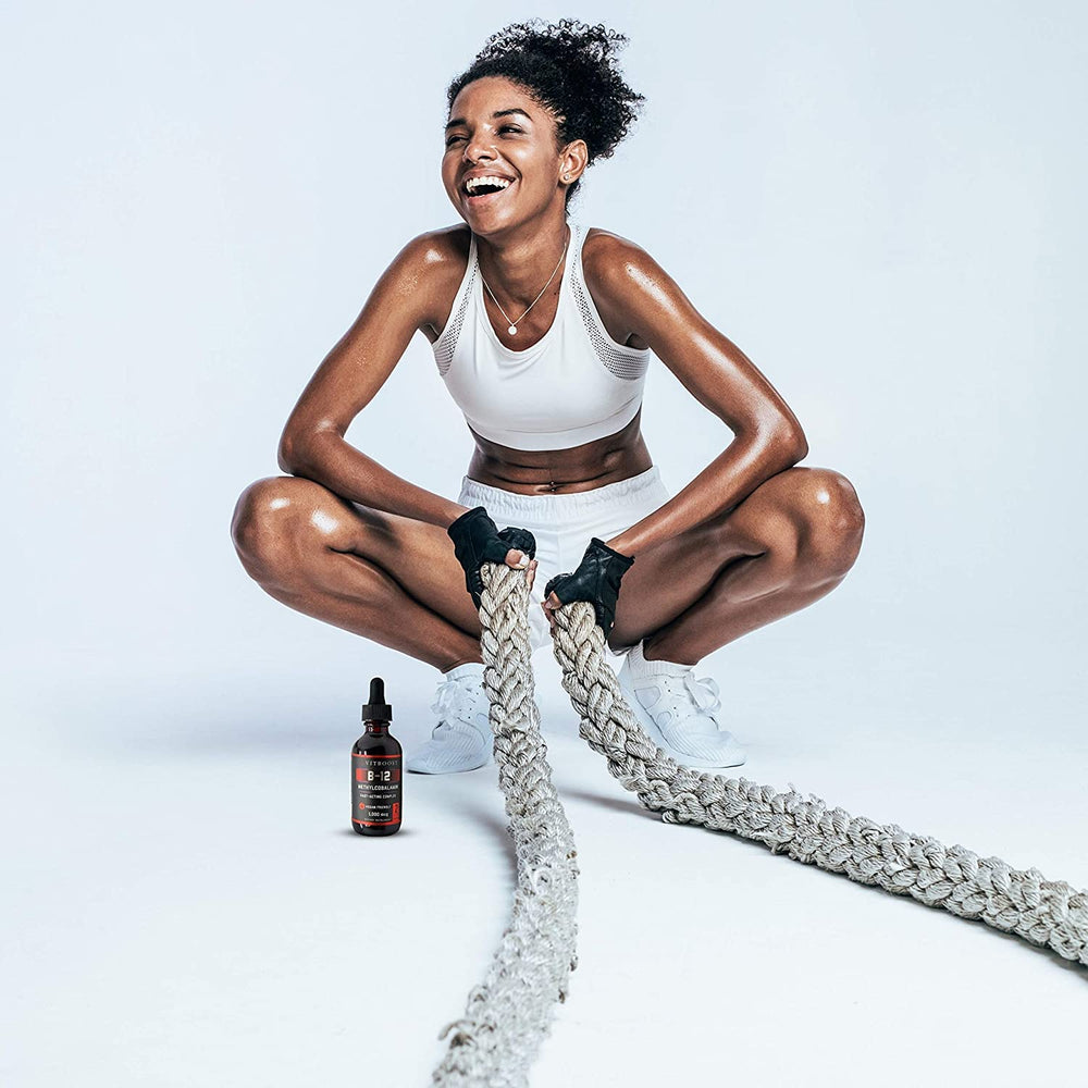 Made in USA quality badge for VitBoost B-12 drops