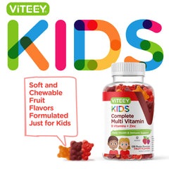 Ingredients list for Viteey Kids Multivitamin Gummies