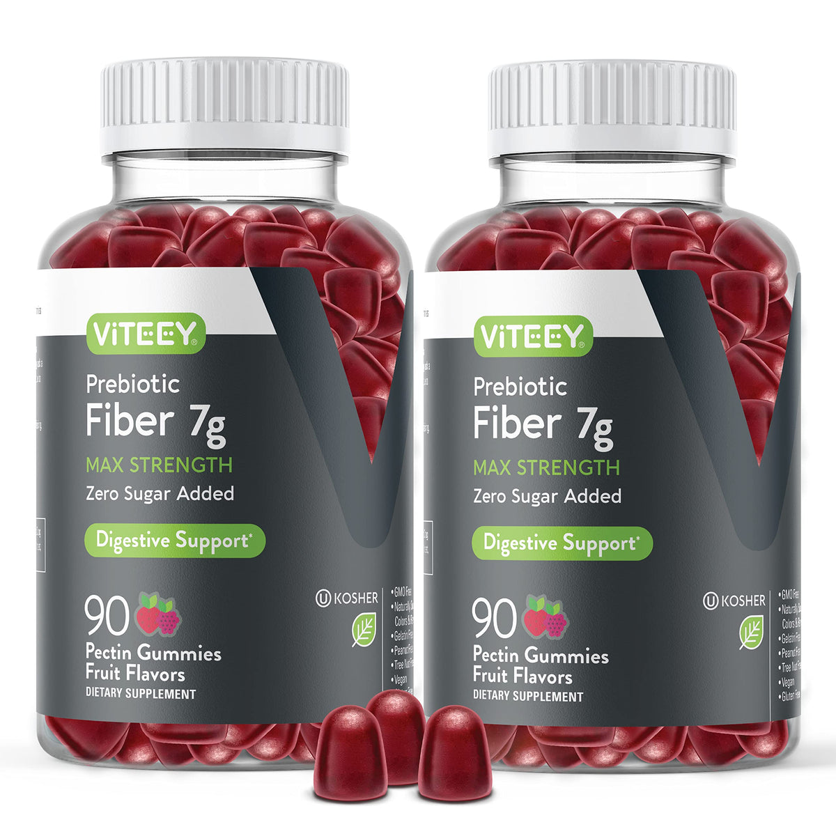 VITEEY Prebiotic Fiber Gummies bottle – front view