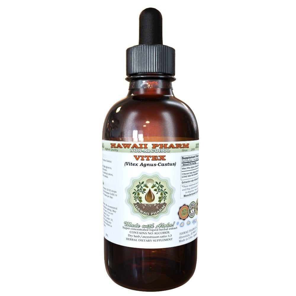 Bottle of Vitex Alcohol-Free Liquid Extract 2 oz