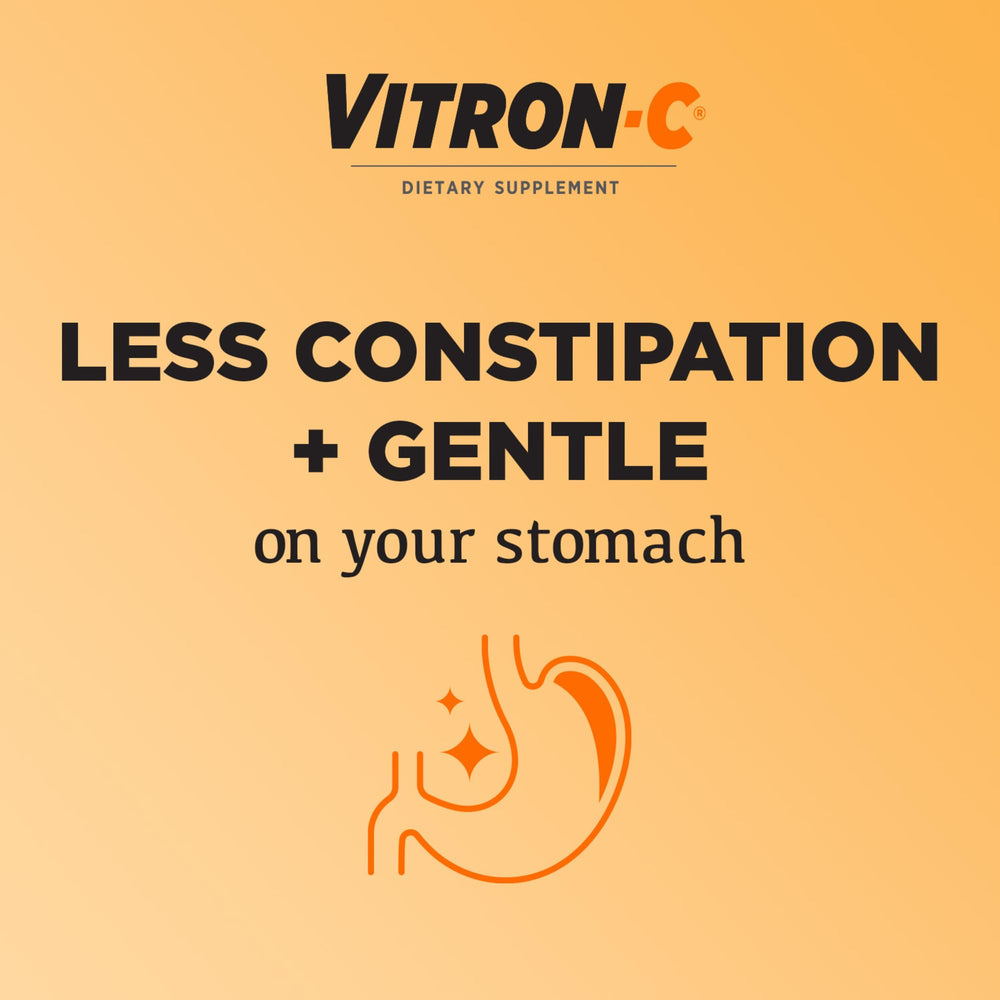 Vitron-C packaging shows supplement facts and iron details