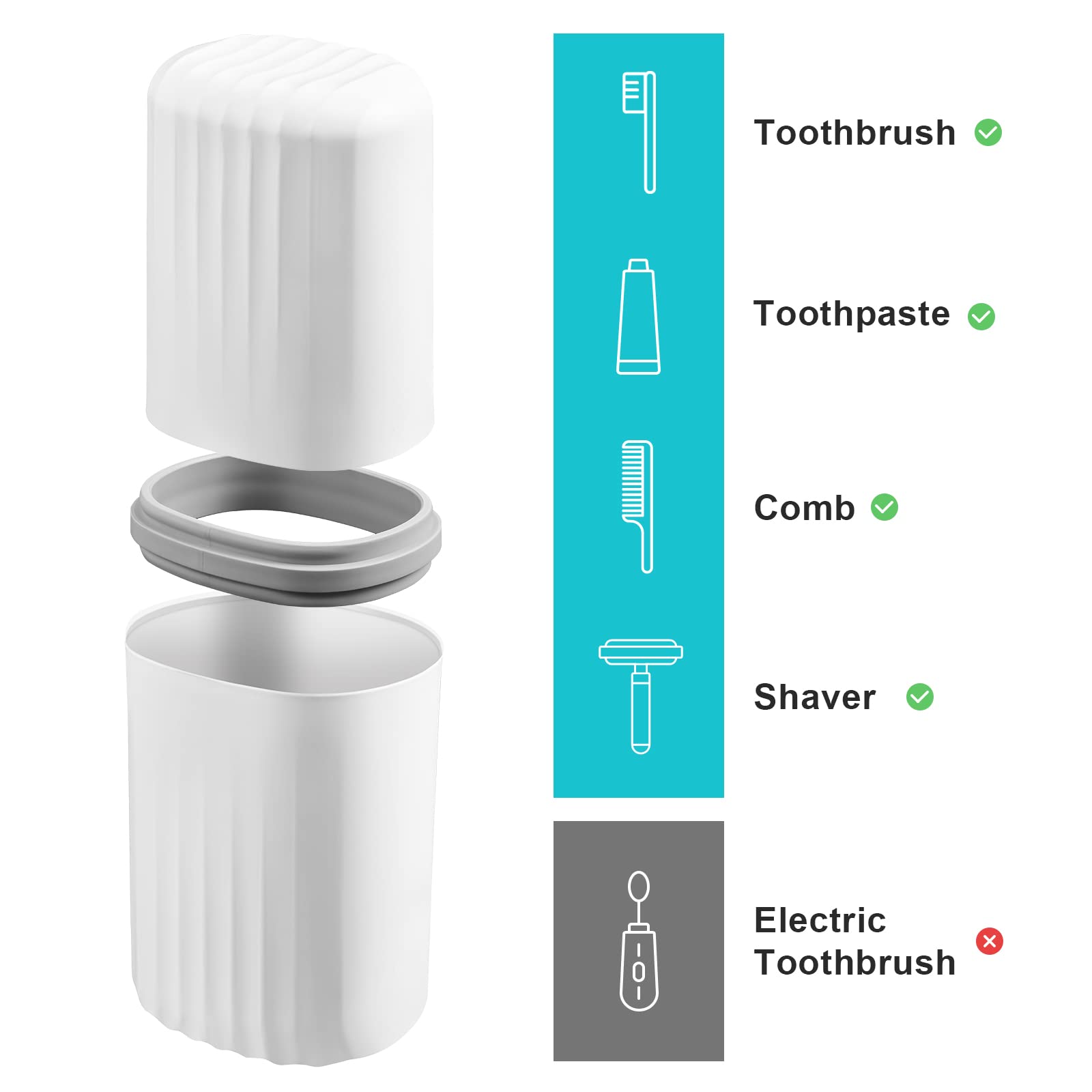 VITVITI travel soap container and drain dish