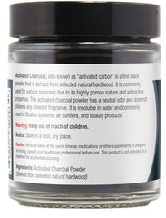 Virgin activated charcoal powder derived from hardwood for detox and digestion