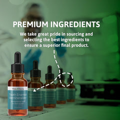 Close-up of remineralizing liquid inside the bottle