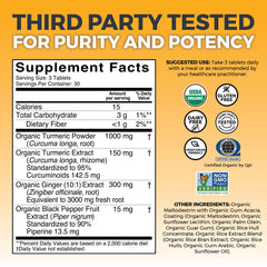 Organic black pepper extract included for absorption