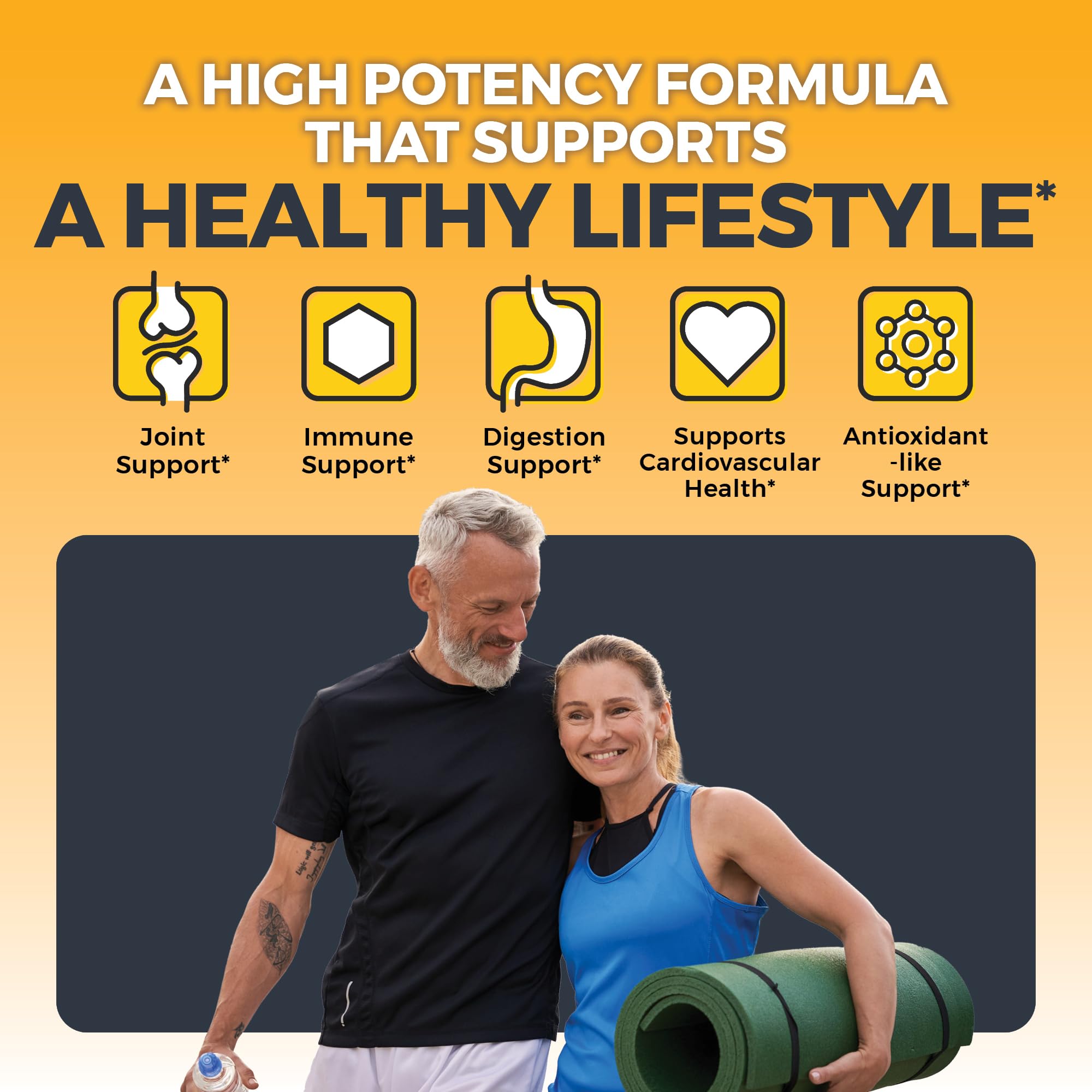 Organic turmeric and ginger capsules