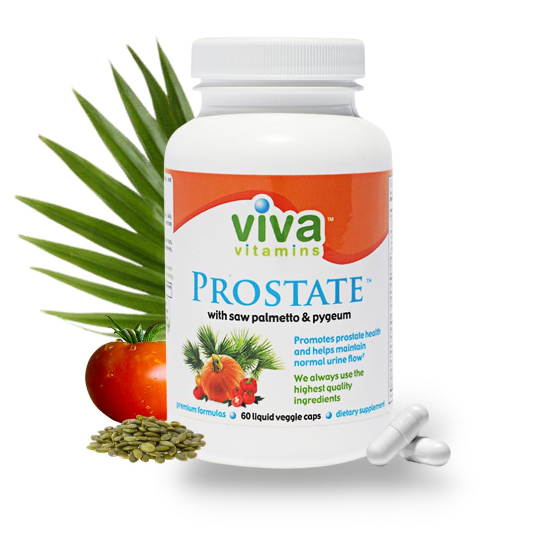 Viva Vitamins Prostate Health bottle with 60 veggie capsules