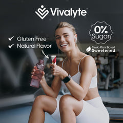 Vivalyte Lemon Lime flavor electrolyte powder packets