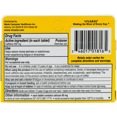 Vivarin brand alertness aid packaging display with multiple boxes