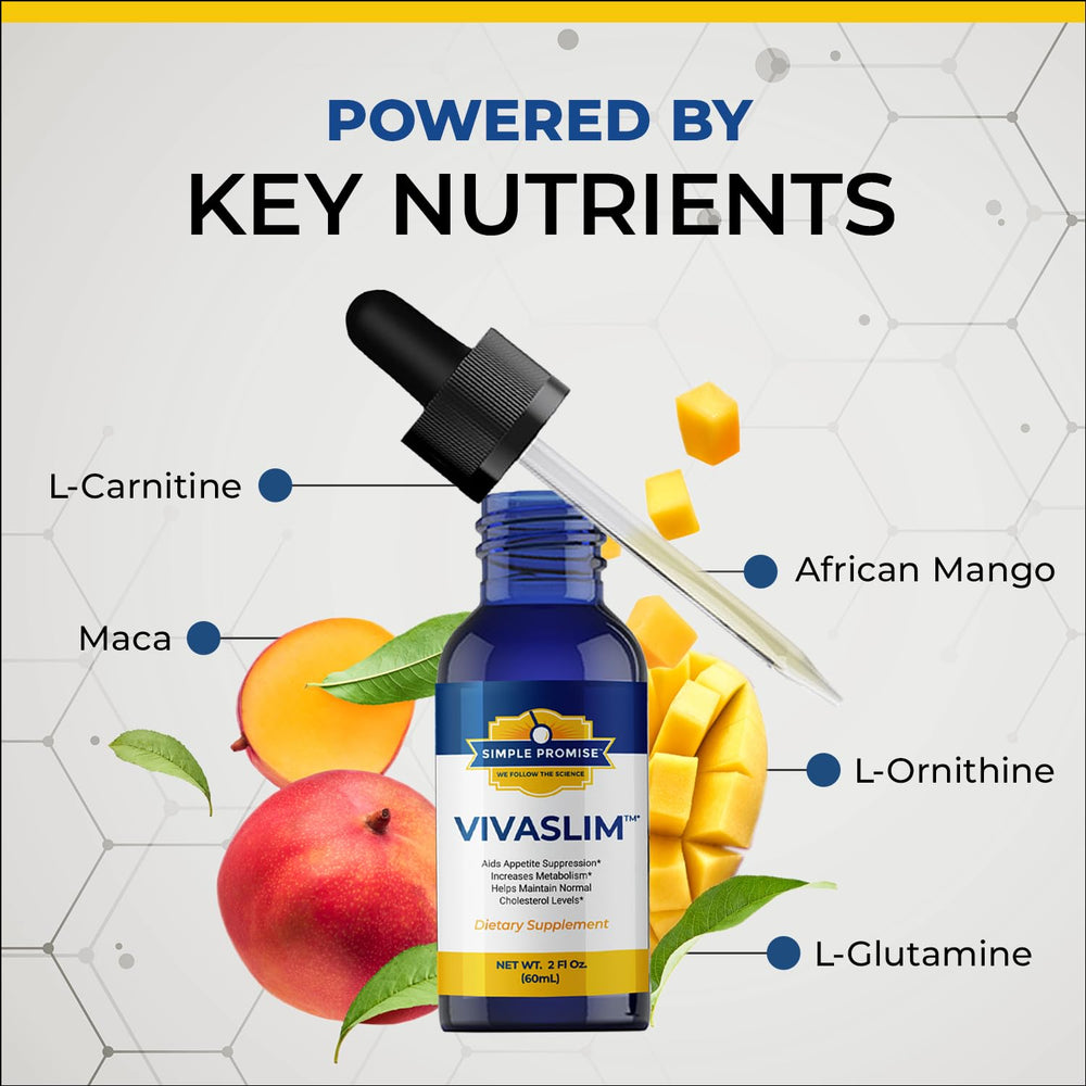 VivaSlim drops added to water for consumption