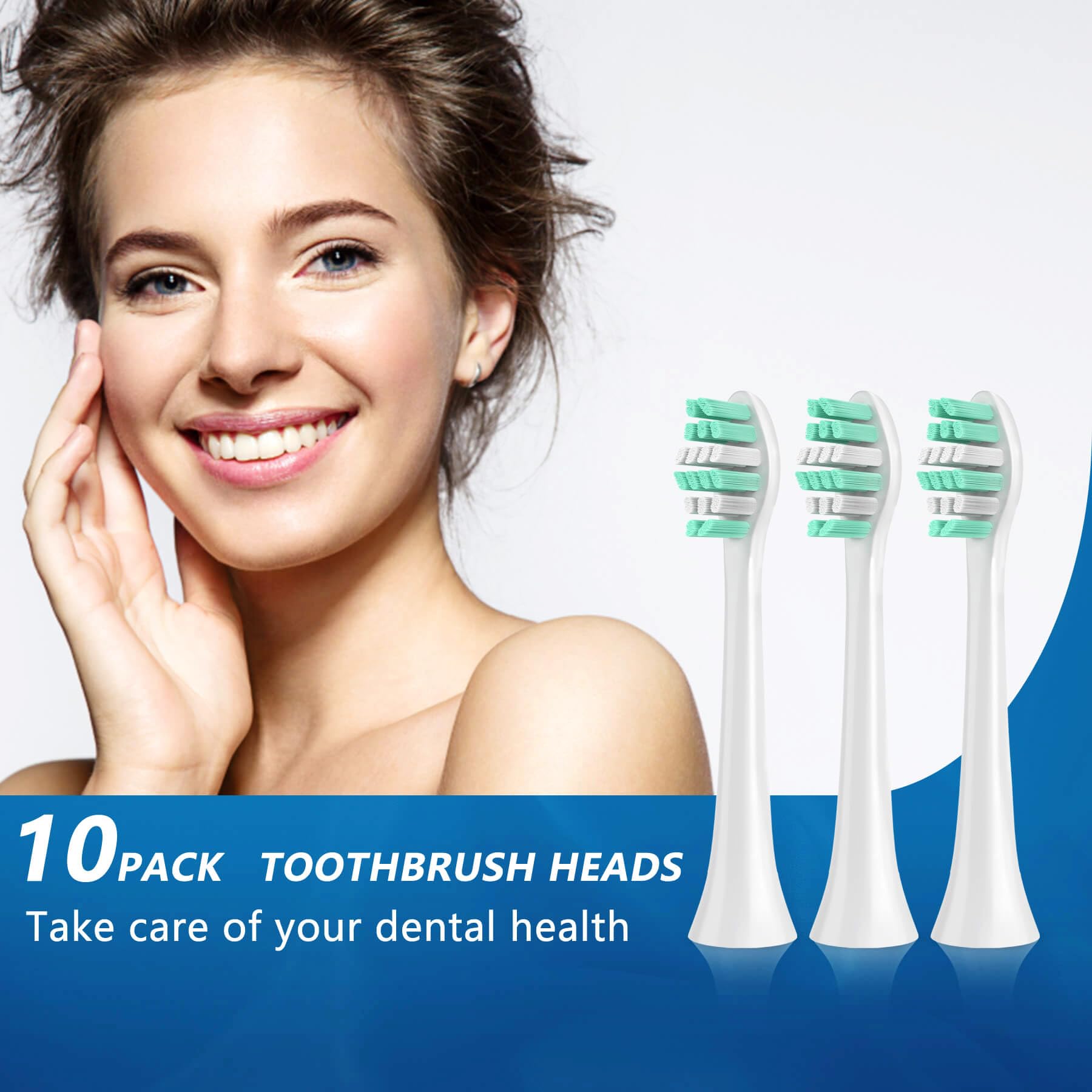 Durable PP material and easy installation of Vivena replacement heads