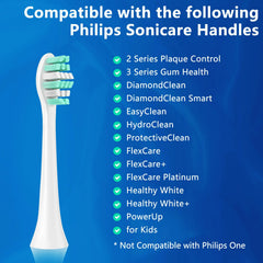 Vivena replacement heads showing compatibility with Philips Sonicare models