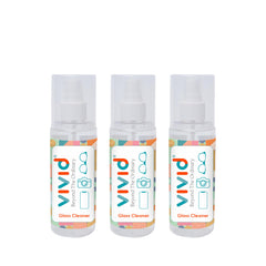 Three 60ml MyClean cleaning spray bottles for glasses