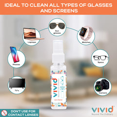 VividVision myclean spray nozzle with no-foam, no-detergent formula