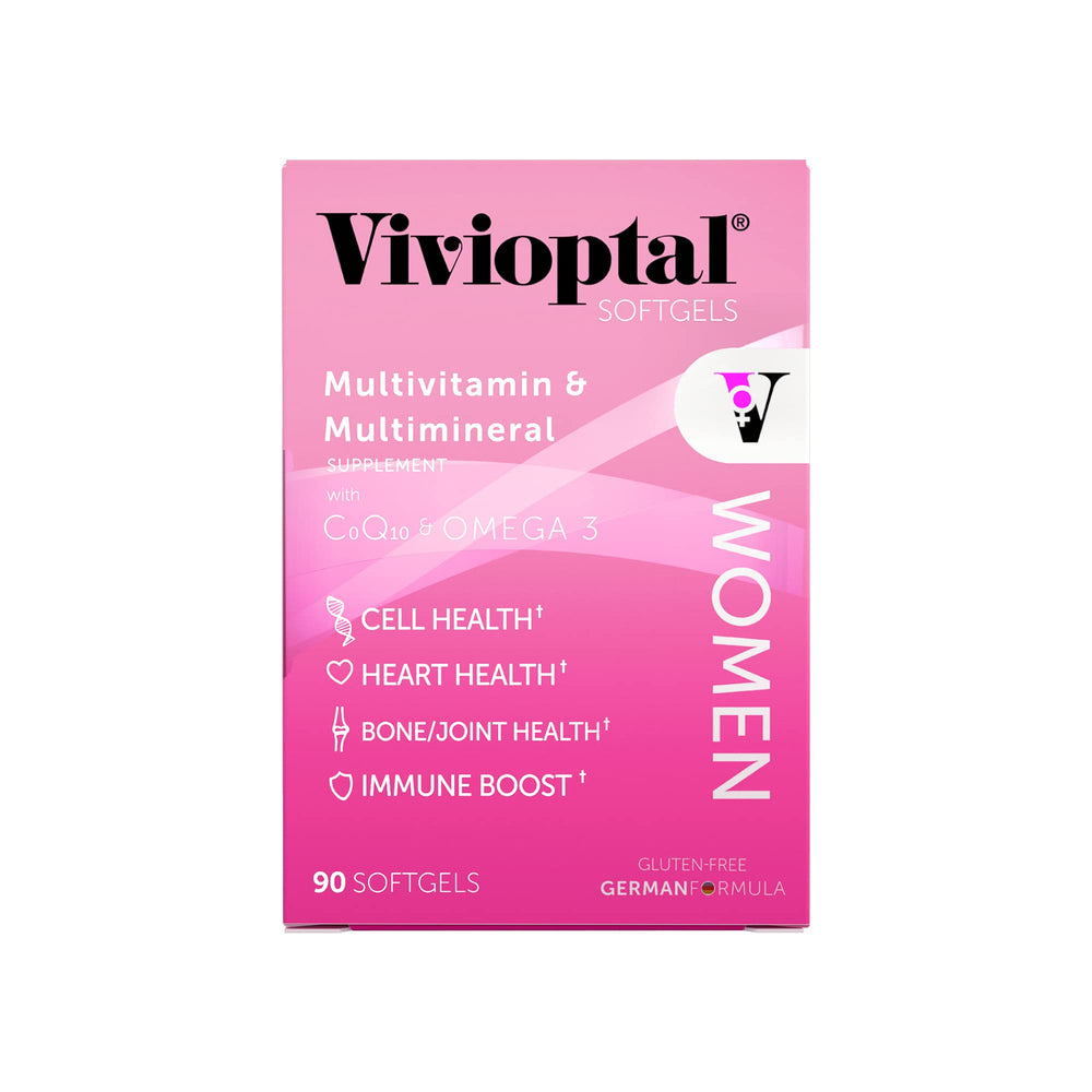 Product label of Vivioptal Women 90 Softgels