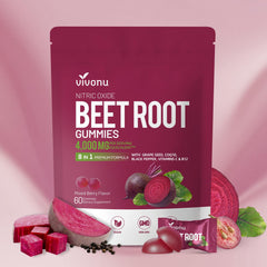 VivoNu Beet Root Gummies bottle front view