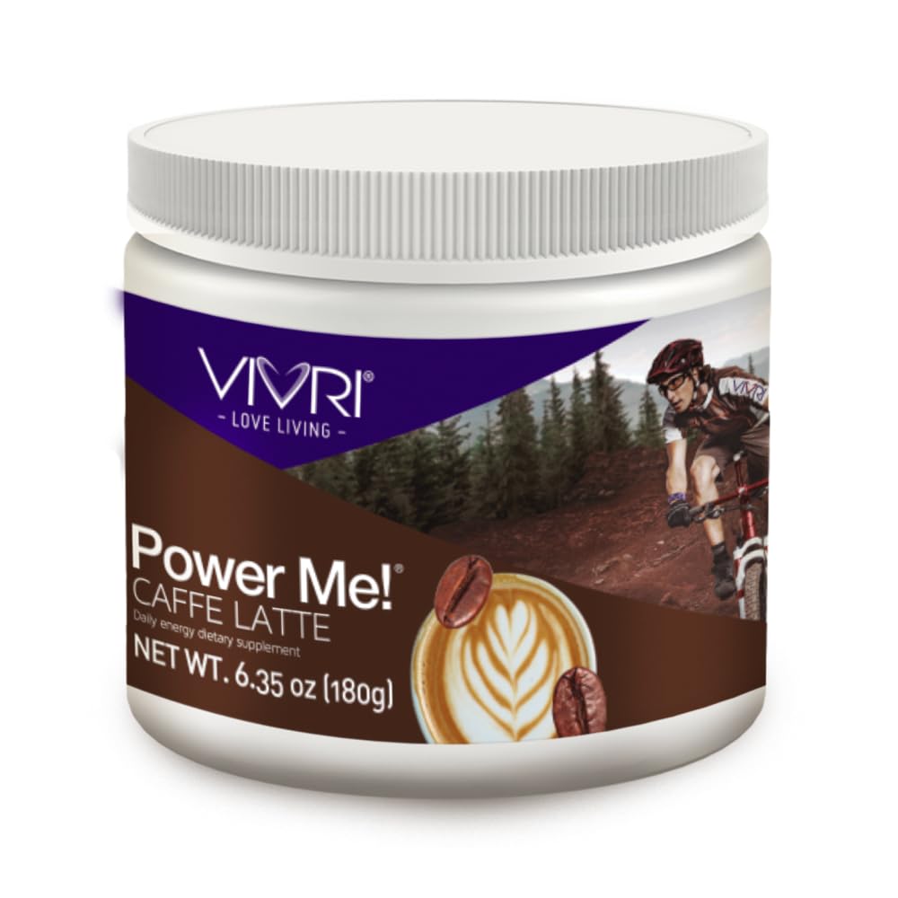 VIVRI PowerMe! Caffe Latte energy boost powder canister