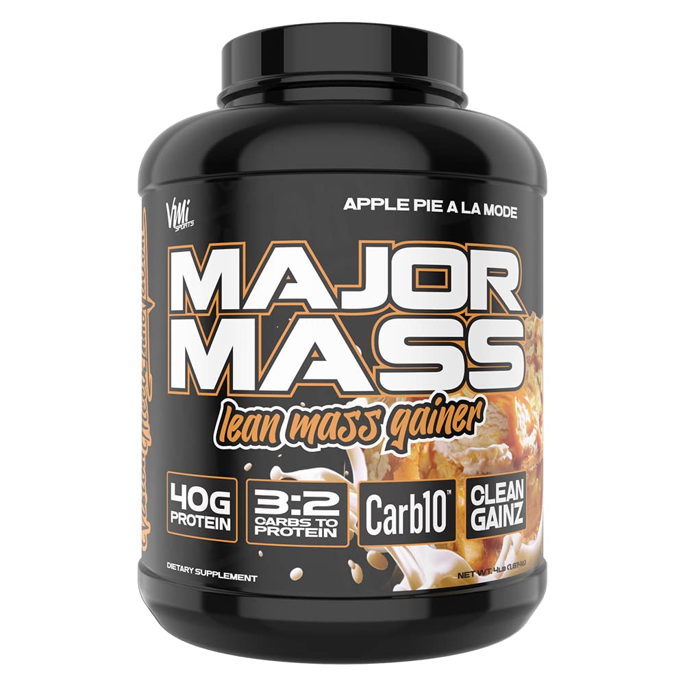 Hero shot of VMI Major Mass Lean Mass Gainer – Apple Pie A La Mode
