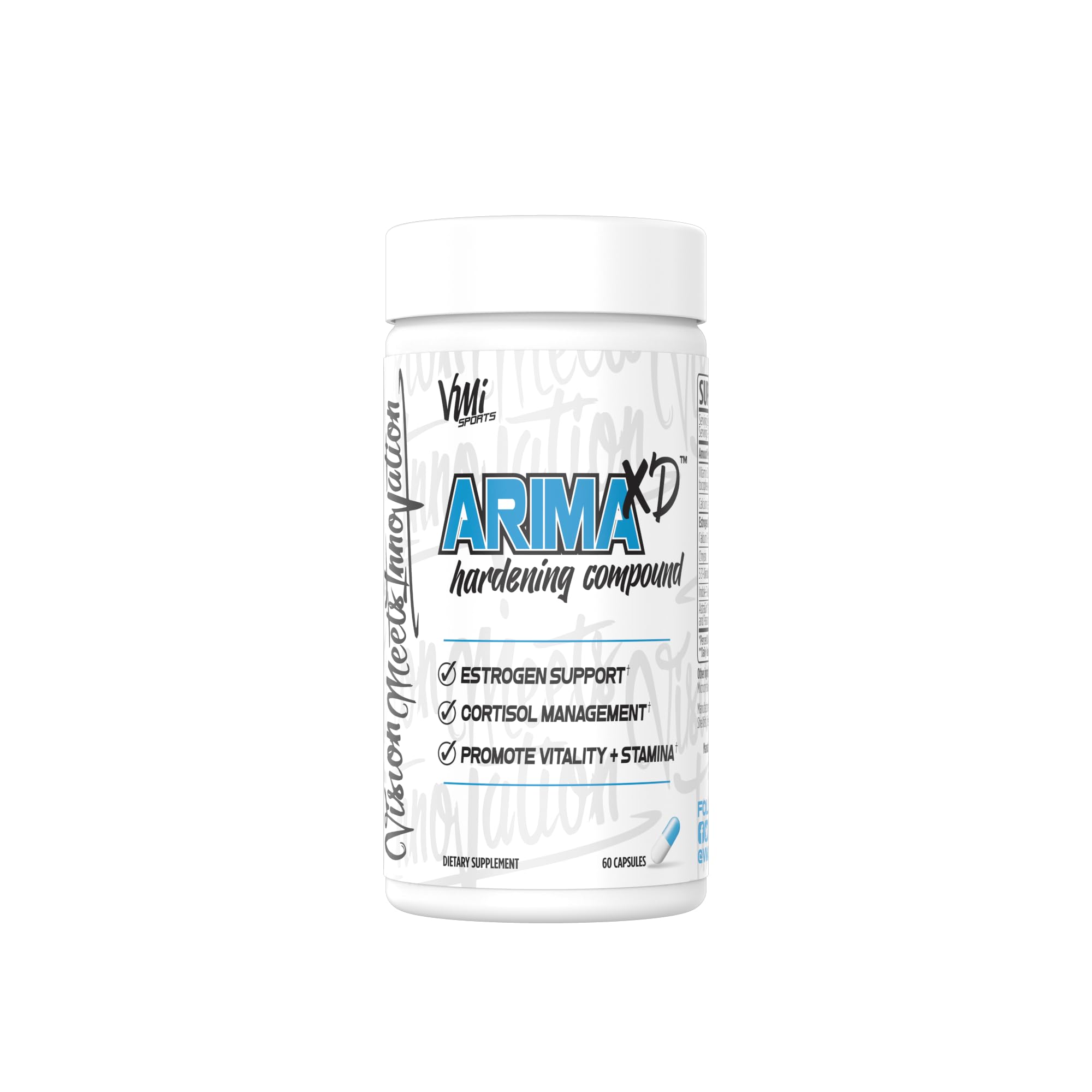 VMI Sports Arima-XD bottle front view supports hormone balance.