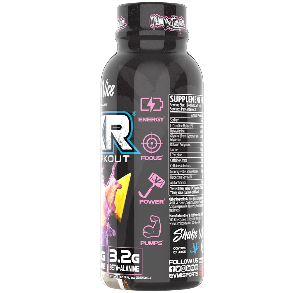 VMI Sports KXR Gummy Bear flavor pour captures tasty pre-workout ritual.