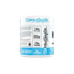 VMI Sports KXR Sport flavor label highlights ingredients and benefits