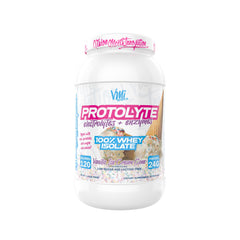 VMI Sports ProtoLyte whey isolate bottle with vanilla supports lean muscle and recovery.
