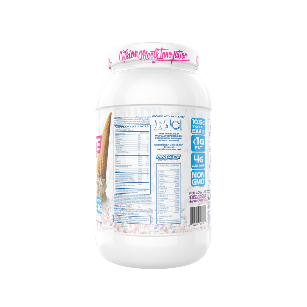 ProtoLyte whey isolate scoop showing convenient post-workout fueling for muscle growth.