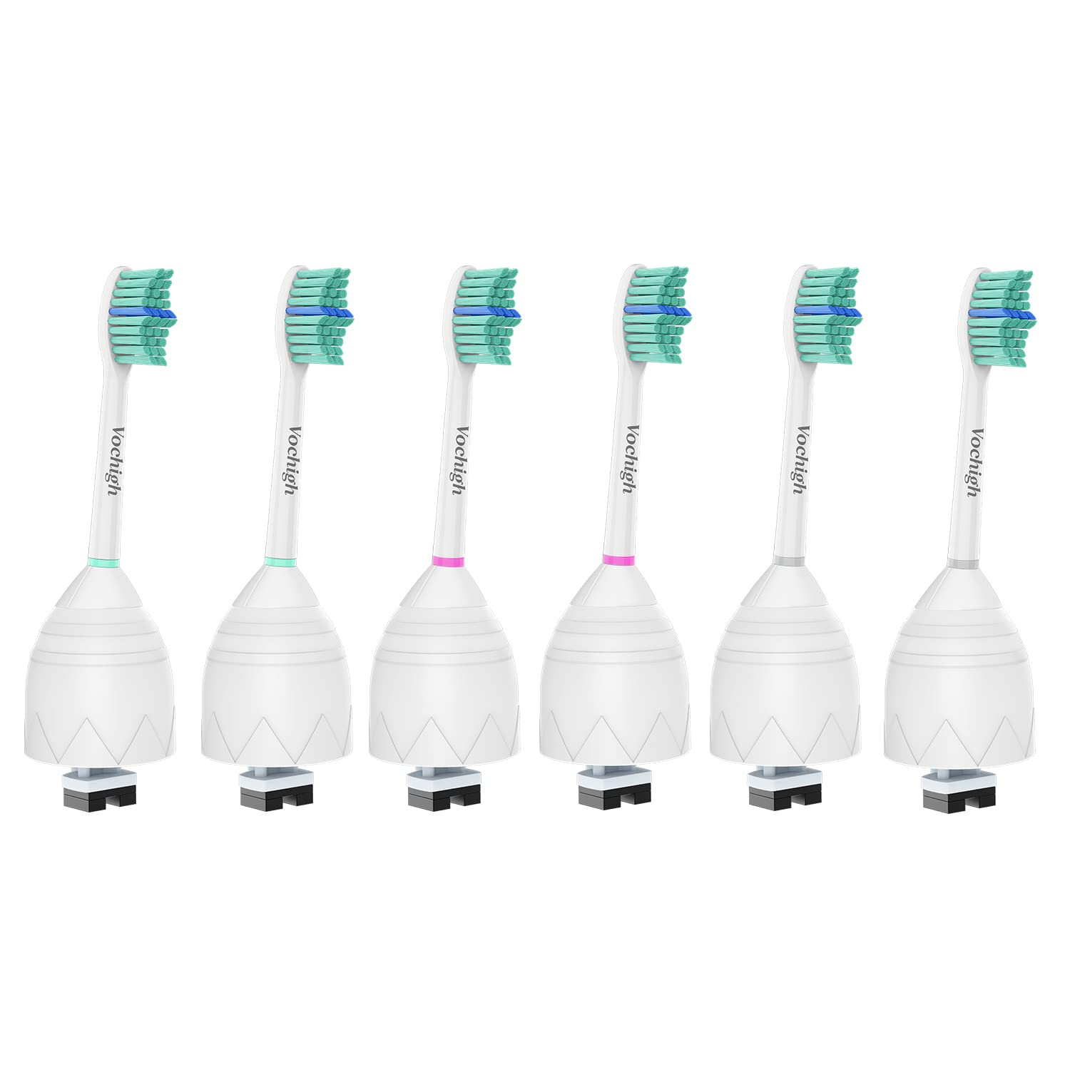 Six-pack Vochigh replacement heads for Philips Sonicare use