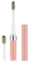 Close-up of Go 1 Series toothbrush head in pink