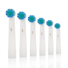 Voom Sonic Oral-B compatible replacement brush heads 6-pack VM-22049 – front view