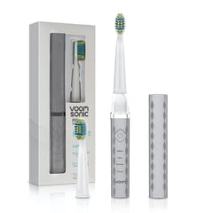 Voom Sonic Pro 3 toothbrush in silver front view