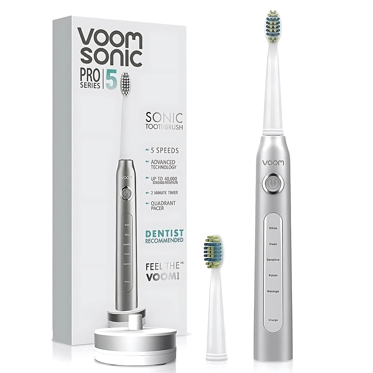 Voom Sonic Pro 5 Series silver handle