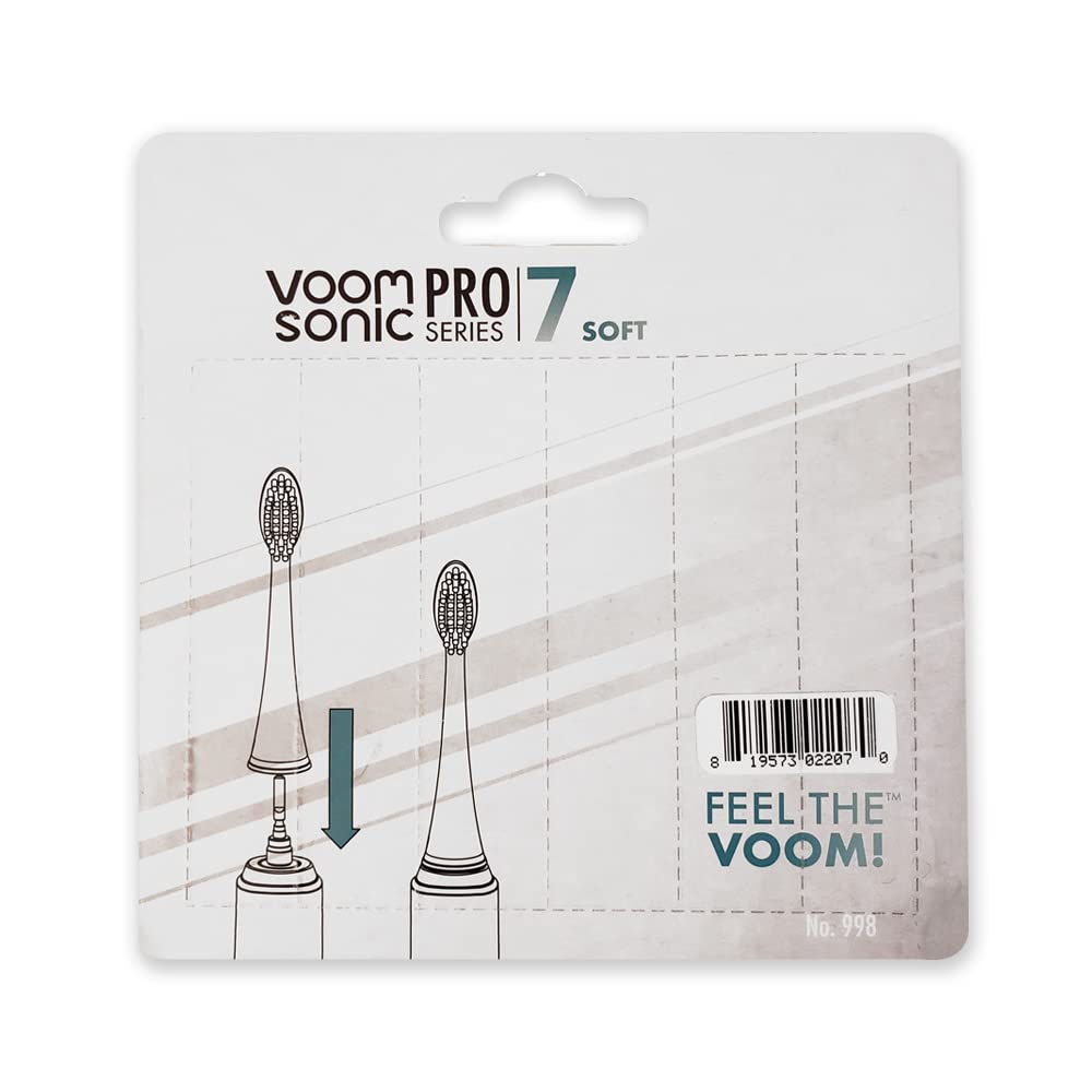 Waterproof design with soft bristles for Pro 7 replacement heads