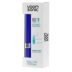 Royal blue Go 1 Series toothbrush with vented cap