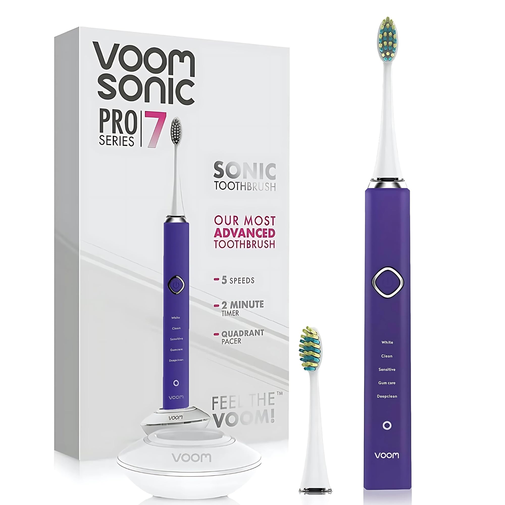 Voom Sonic Pro 7 electric toothbrush front view