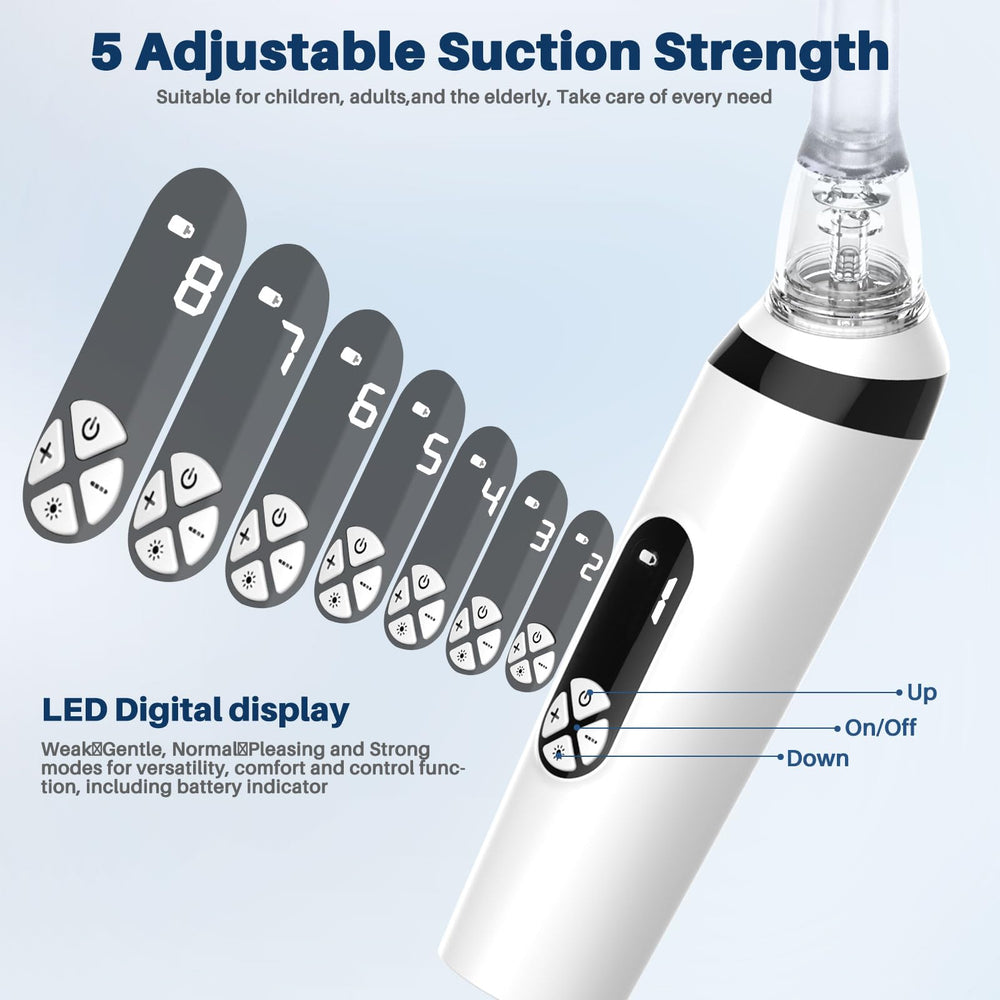 Three soft silicone probes included