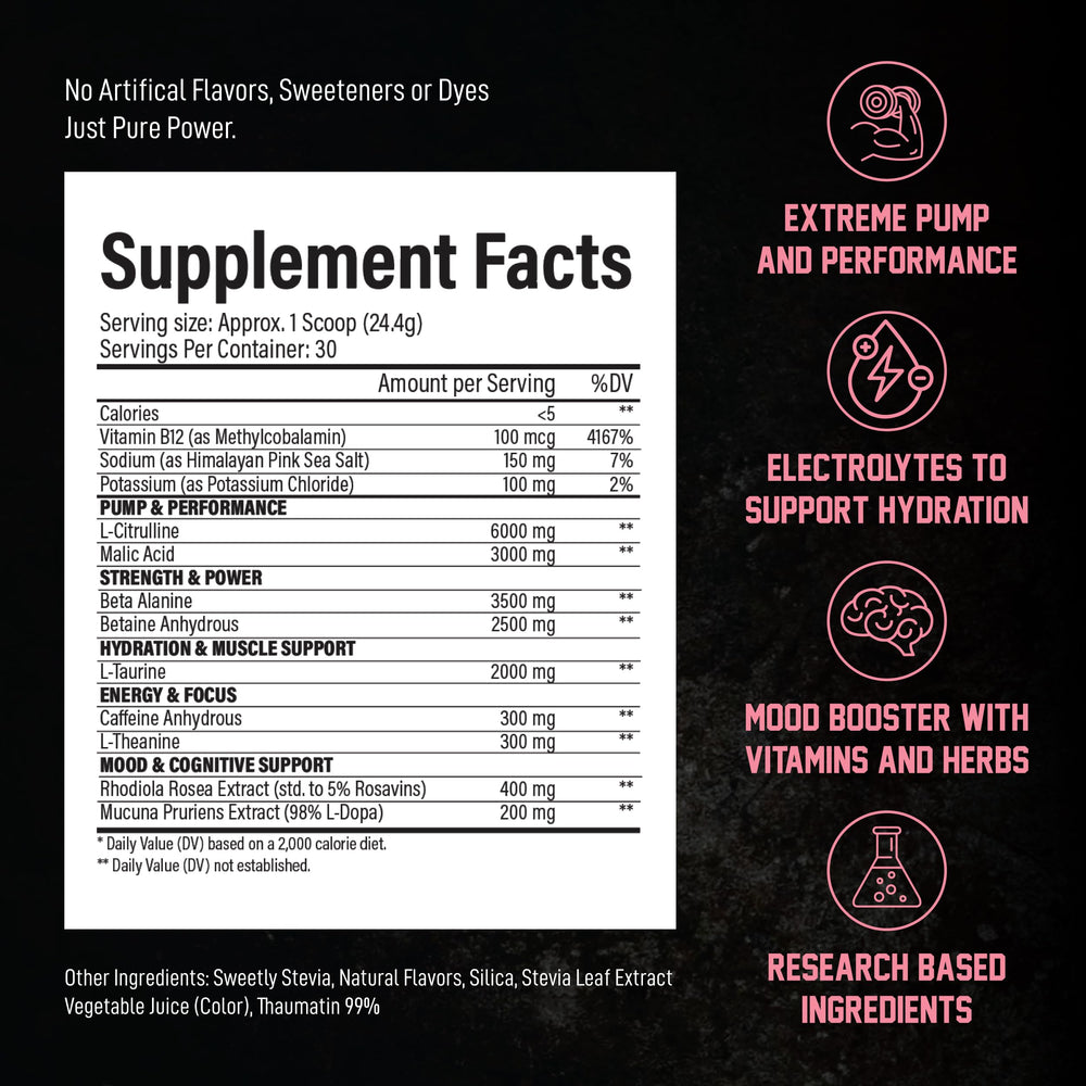 Voyager Pre-Workout Planet Punch powder scoop ready for high-energy training sessions.