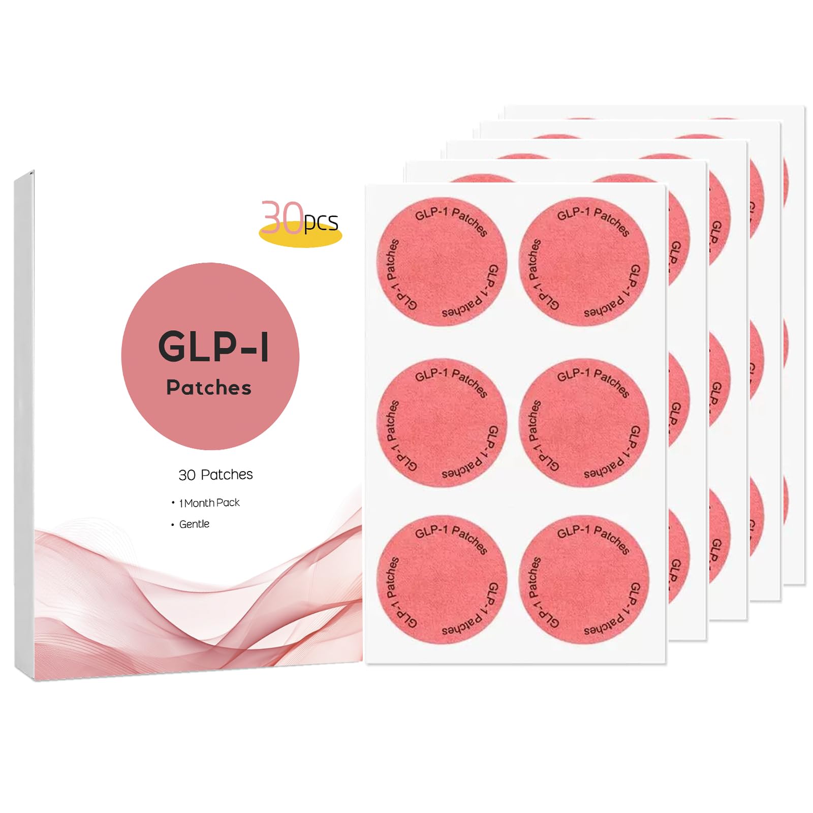 VPCOIKPZA GLP-1 Gentle Patches for Men and Women, 30-count