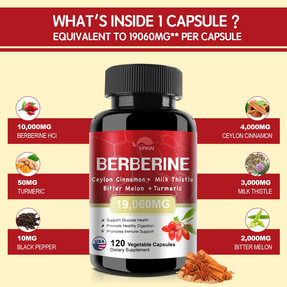 Berberine with Ceylon Cinnamon blended formula