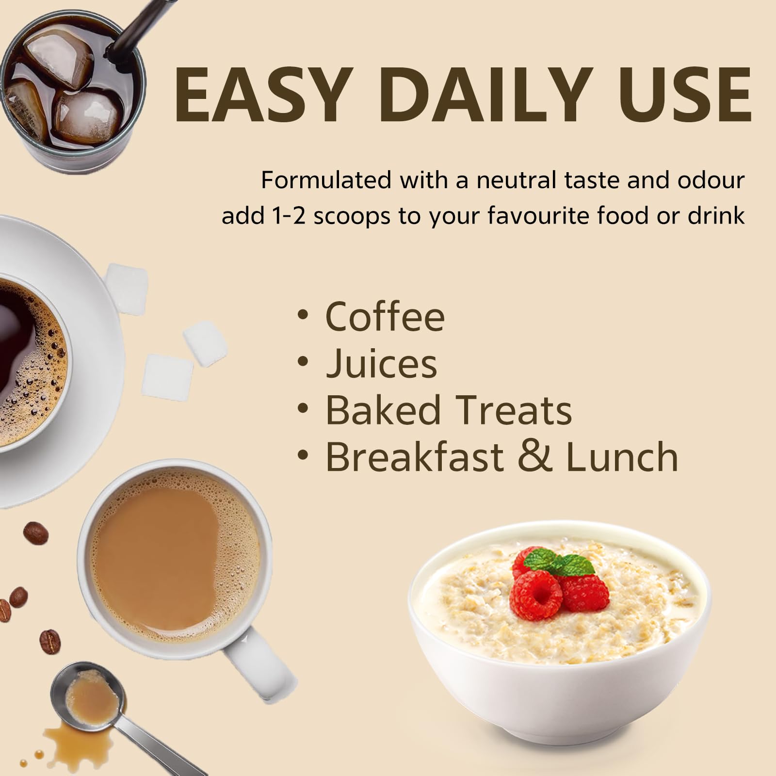 Serving idea: Lion's Mane powder in a beverage