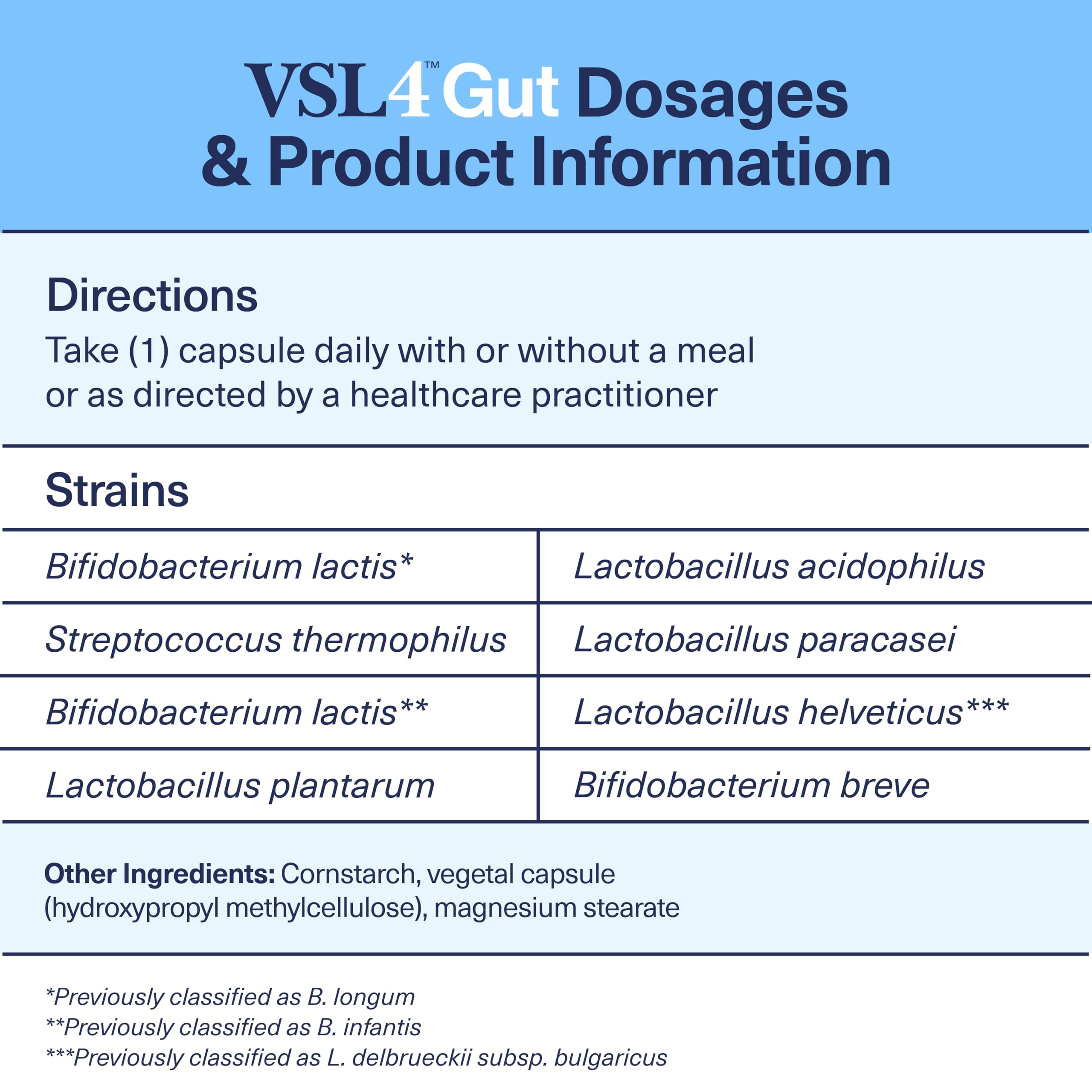 Dairy-free, allergen-free probiotic supplement packaging