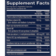 Close-up of active coenzyme B vitamins in Vthrive Bioactive B-Complex