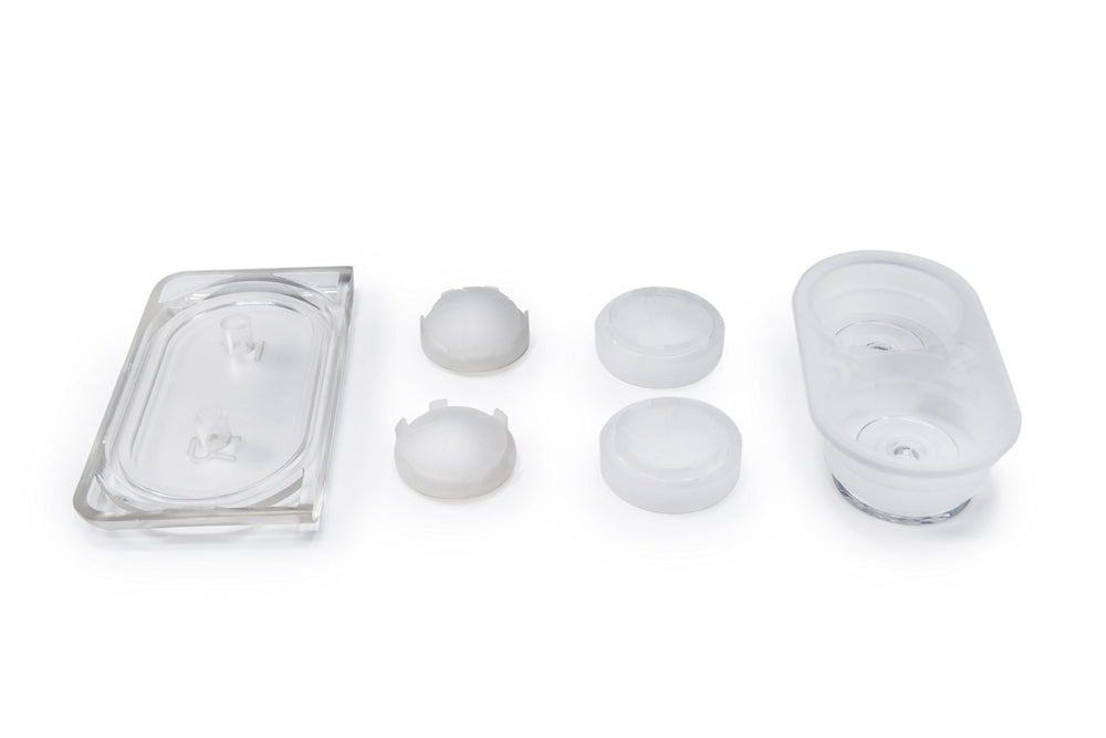 Medical-grade silicone replacement parts for VueSonic 2 and VueSonic Advance 2